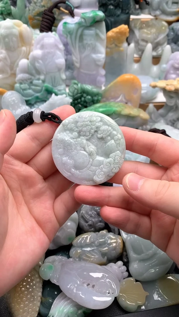 吊坠(不含链)未镶嵌翡翠1