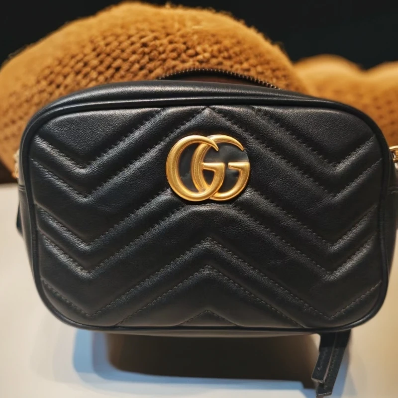 95新 GUCCI/古驰 马蒙相机包1607 8451