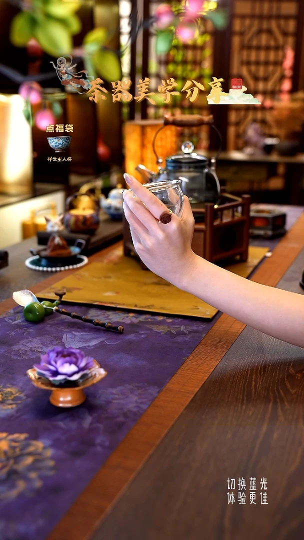 茶小洋定制款高硼硅玻璃星空壶BL061