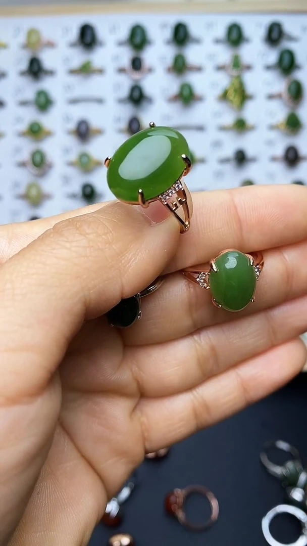 【闪购商品】和田玉戒指未镶嵌1