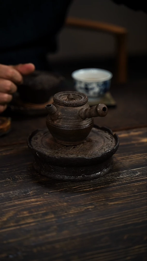 全手工制作  南蛮侧把壶165cc