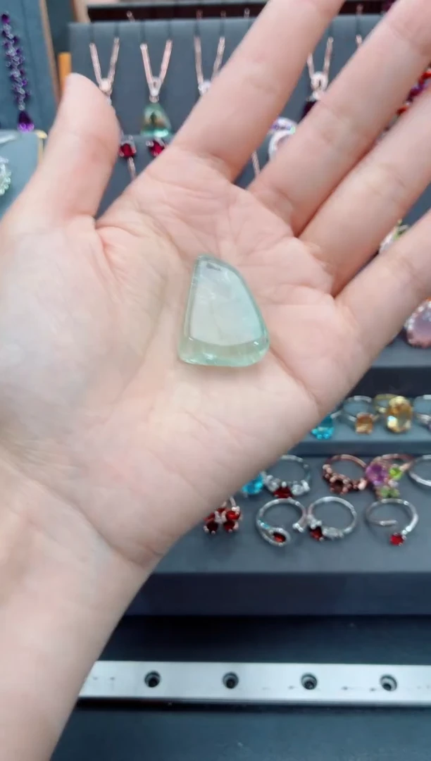 水晶珠宝半成品未镶嵌咖**糖水晶半成品 11.7克