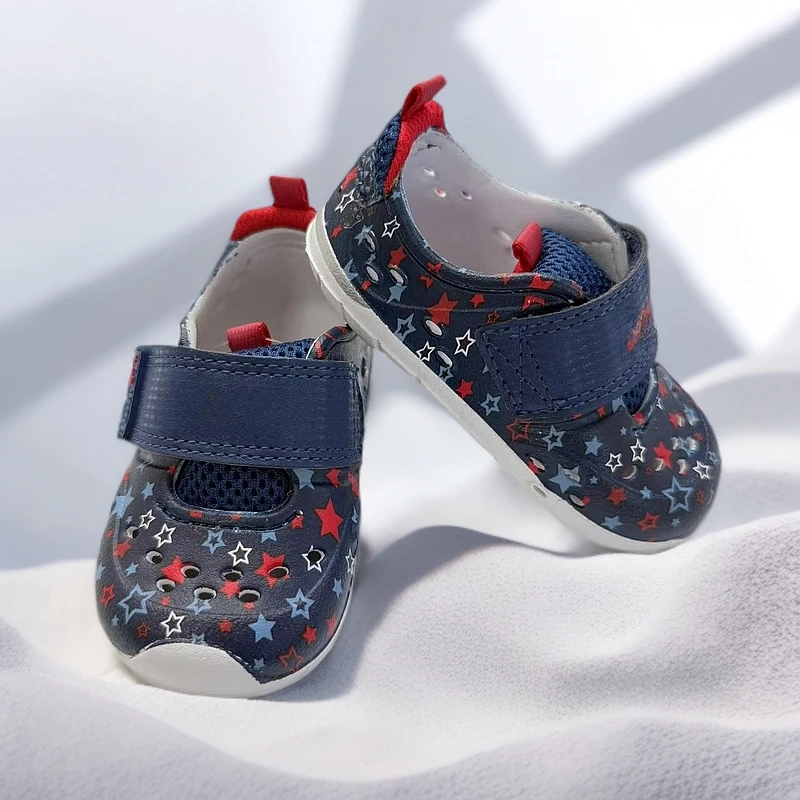 （微瑕 介意勿拍）SR男童夏季超轻透气卡通图案学步鞋J1-2-019儿童