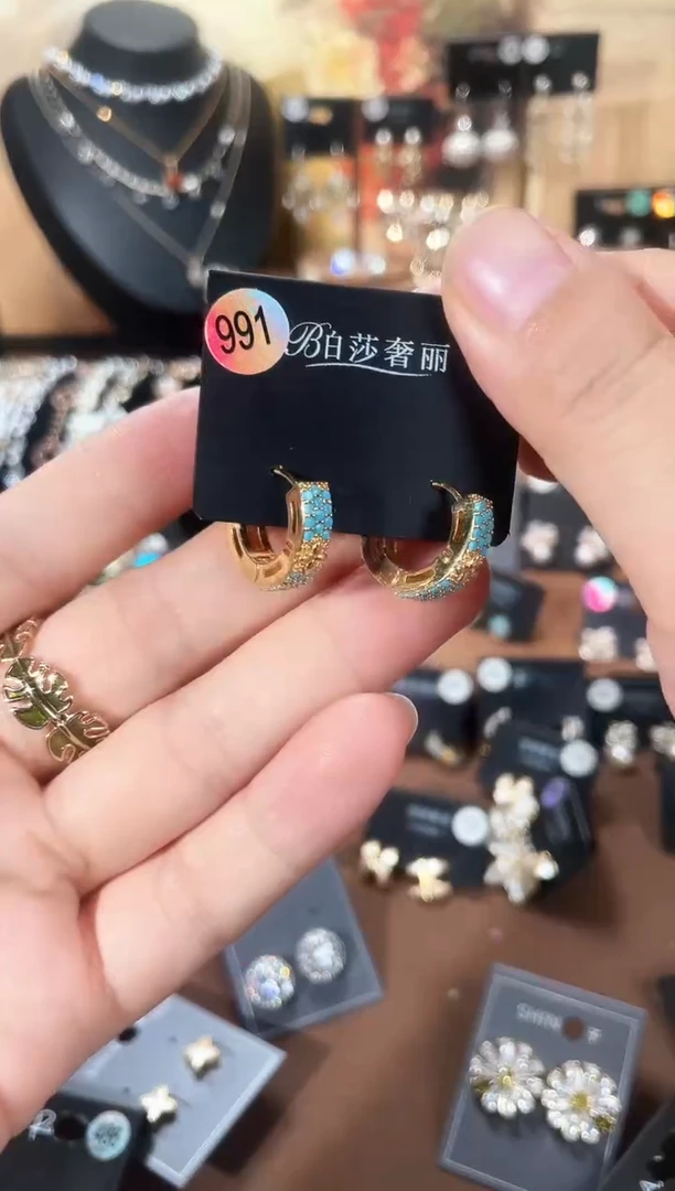 合金925银锆石泊991