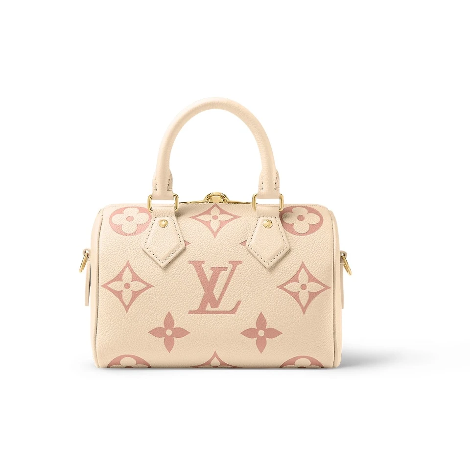99新 LouisVuitton/路易威登 speedy 20 奶油草莓/JM