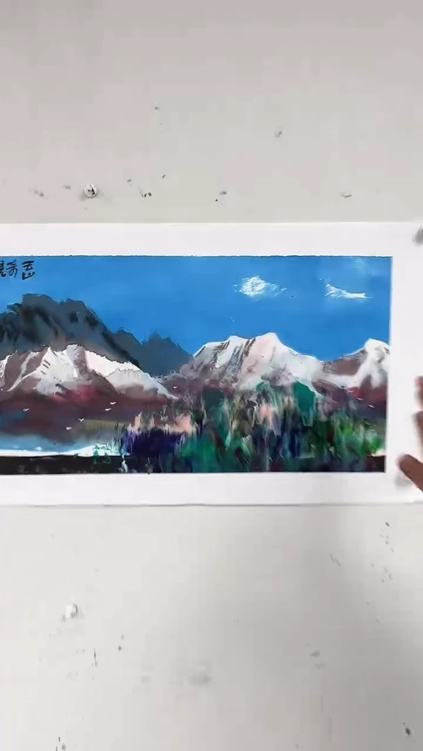 国画赵燮-2平尺-山水