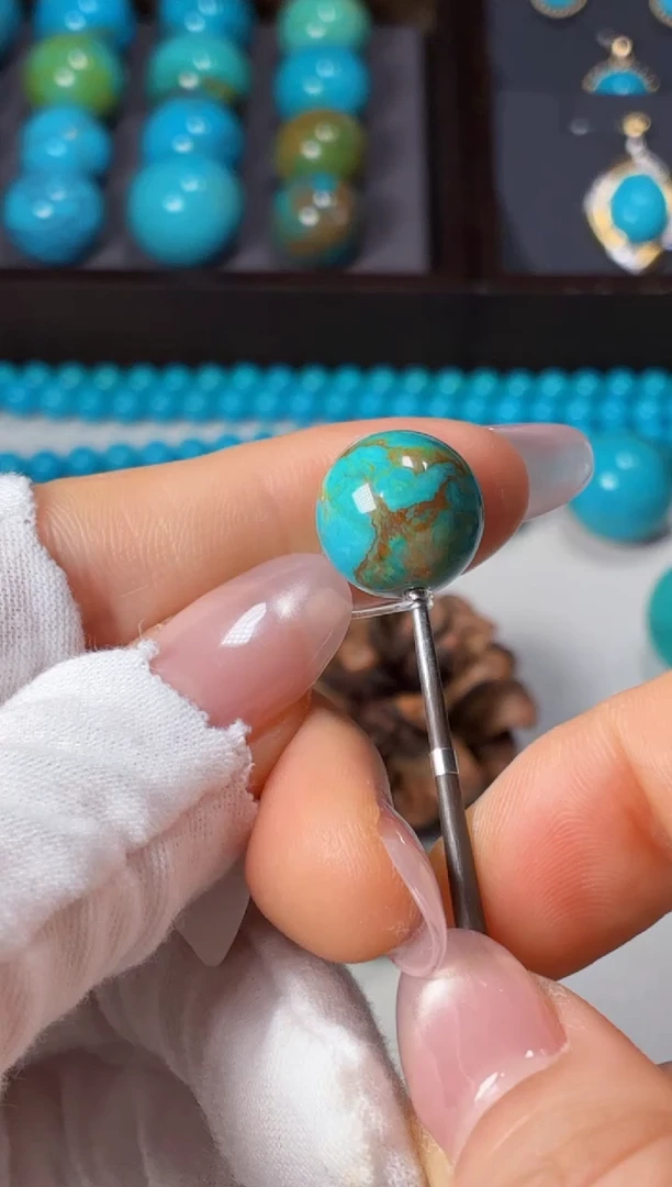 未镶嵌绿松石吊坠1