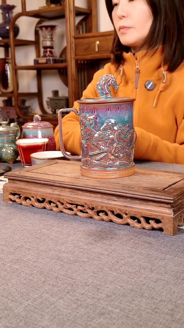 瓷片开疆杯 土魂钧瓷