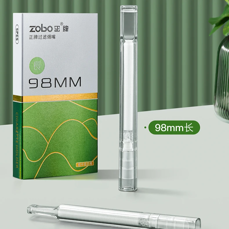 Zobo/正牌高级超长98mm芯深滤超强过滤粗中细四用过滤抛弃型烟嘴