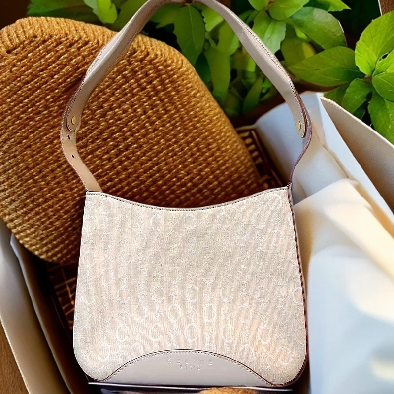 95新 Celine/思琳 米白色单肩包 1177 2305