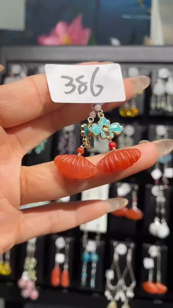 银S925镶嵌耳饰紫晶喜欢拍