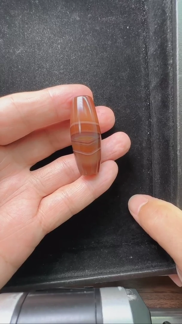 玛瑙/玉髓颈饰未镶嵌缠丝勒子43*17mm