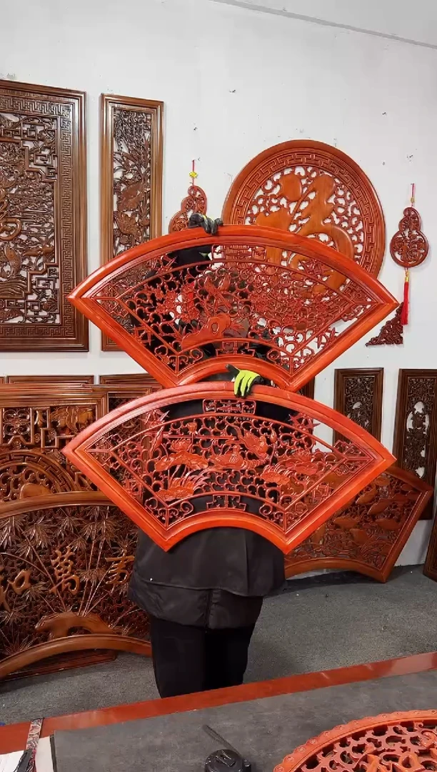 【闪购商品】香樟木木雕105*50  溪上枝头  鸳鸯戏水