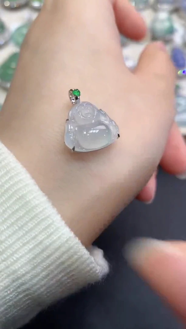 【闪购商品】翡翠颈饰18K金镶嵌C1  多样性一件发货