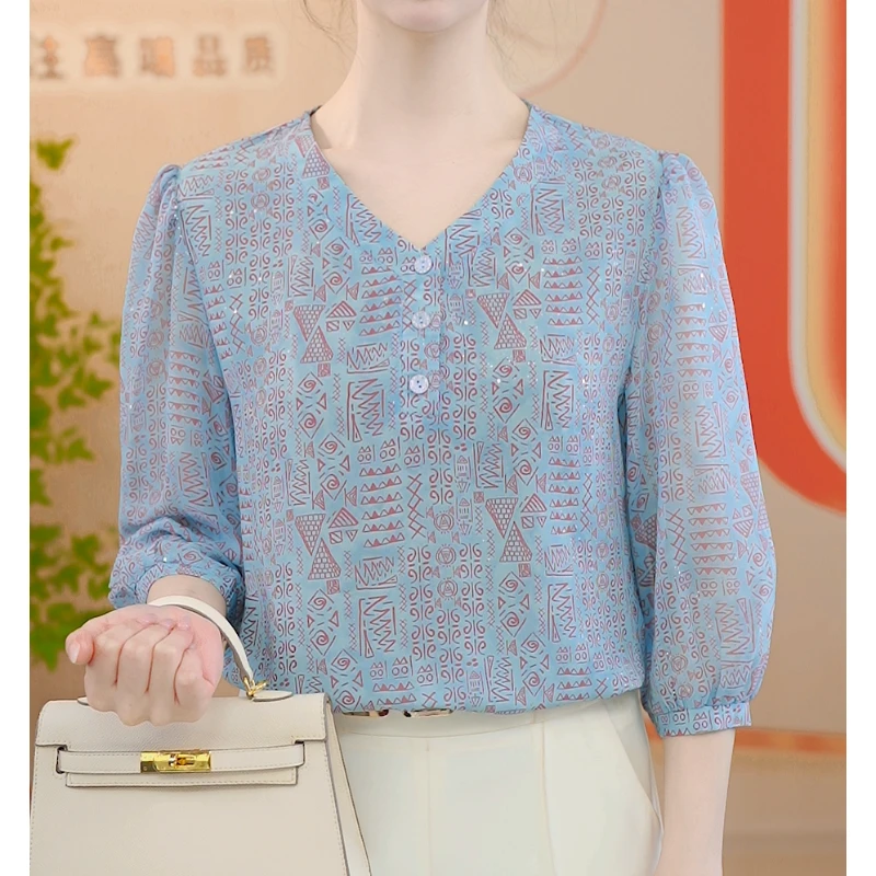 C122【出口原单】优雅百搭法式衬衫-珈珈