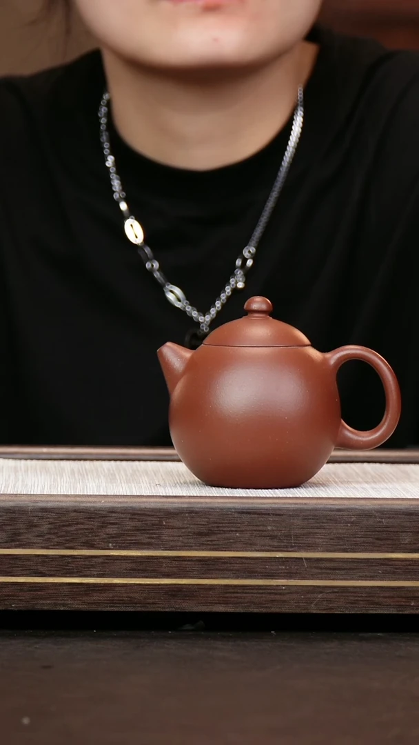 茶壶紫砂云根料 老紫泥 龙蛋壶