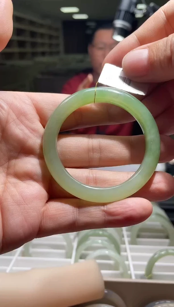 未镶嵌手镯和田玉51圈口 0152