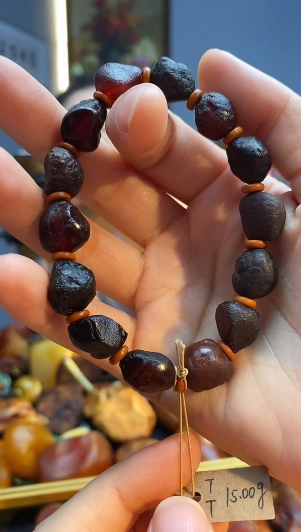 手链琥珀未镶嵌手串