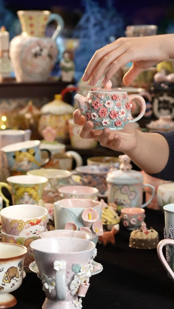 其他陶景德镇釉下彩手绘设计师款陶瓷