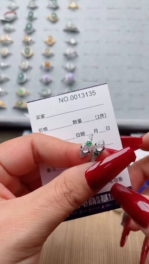 【闪购商品】翡翠戒指银S925镶嵌·