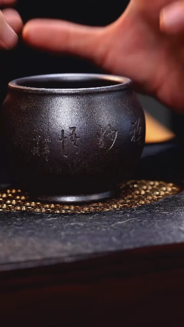 茶杯紫砂宜兴紫砂杯6