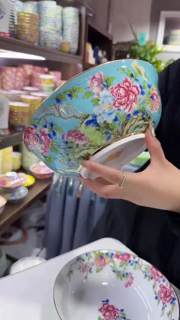 【闪购商品】瓷片9英寸汤碗1个景德镇陶瓷