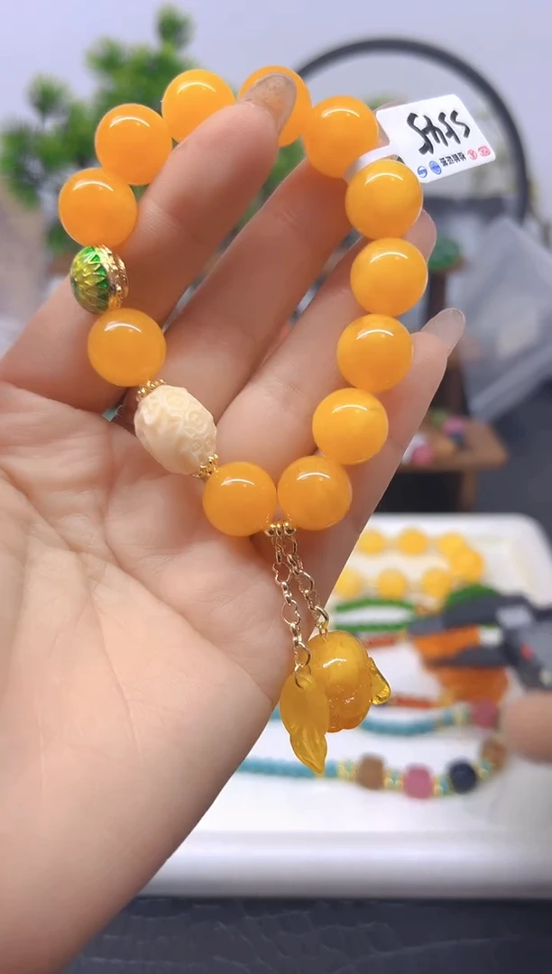 【闪购商品】蜜蜡手链未镶嵌手链S545