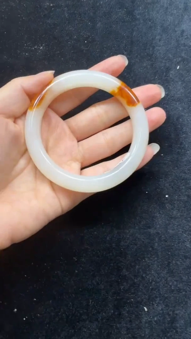 未镶嵌手镯和田玉210圈口57.8