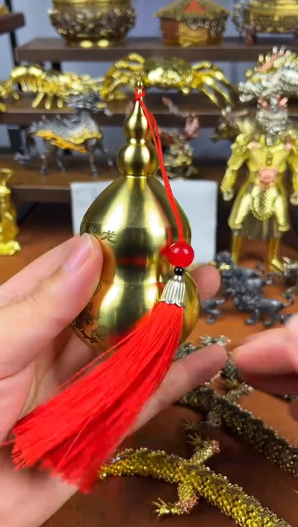 葫芦黄铜摆件铜器