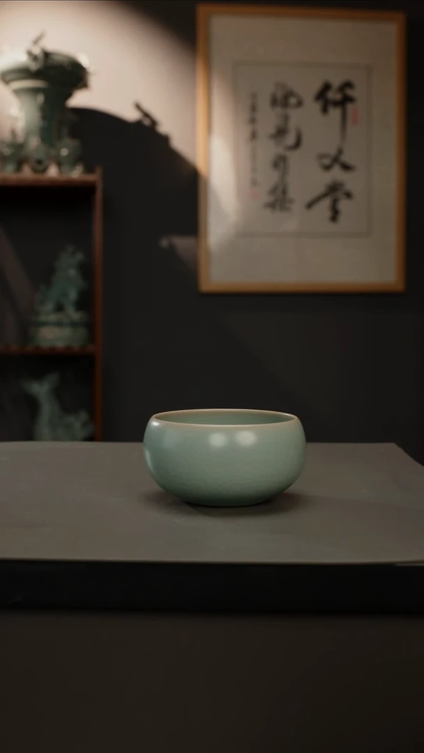 【闪购商品】杯原产地仿古釉禅定杯