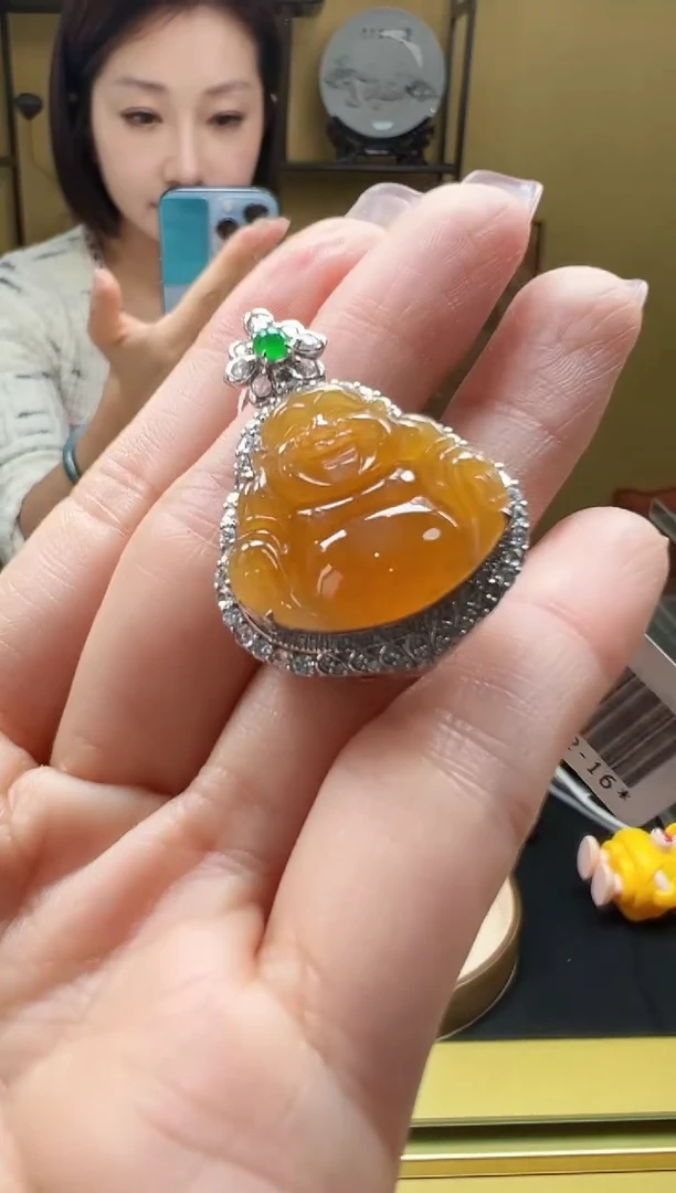 【闪购商品】翡翠颈饰18K金镶嵌DFZ0202-119