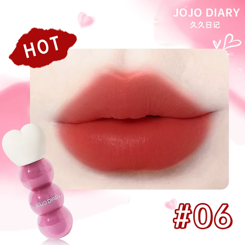 甜心叠叠乐绒雾唇泥雾面伪素颜显白不易沾杯秋冬口红