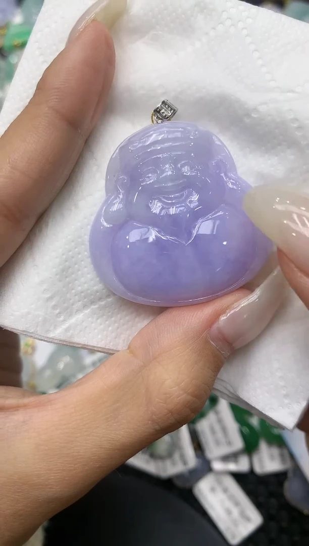 颈饰18K金镶嵌翡翠1