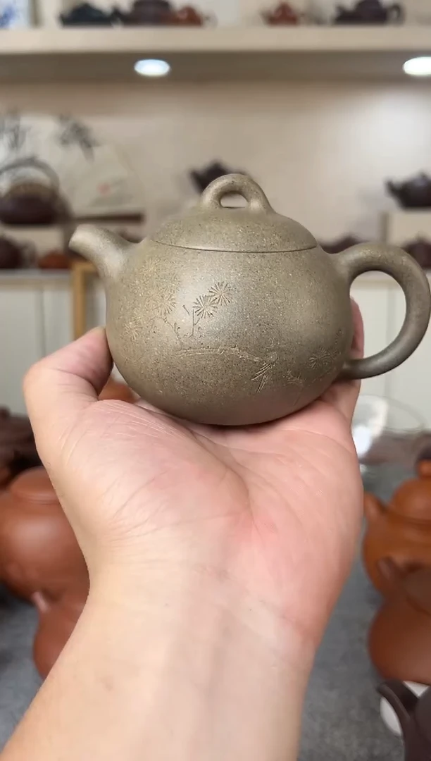 茶壶紫砂匏瓜 段泥 半手工