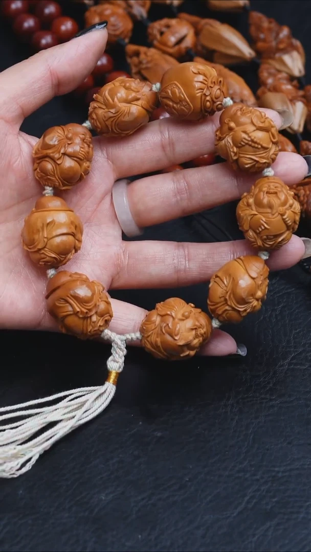 吊坠橄榄核2.4刀痕财迷手串