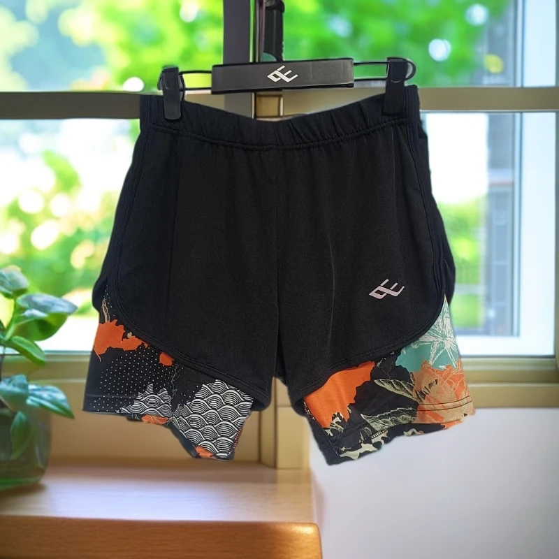 向尚运动女士短裤黑色2411