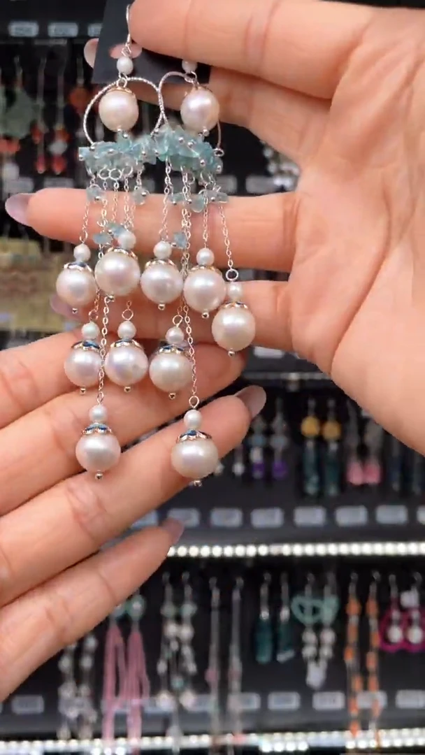 紫晶耳饰银S925镶嵌Cynthia