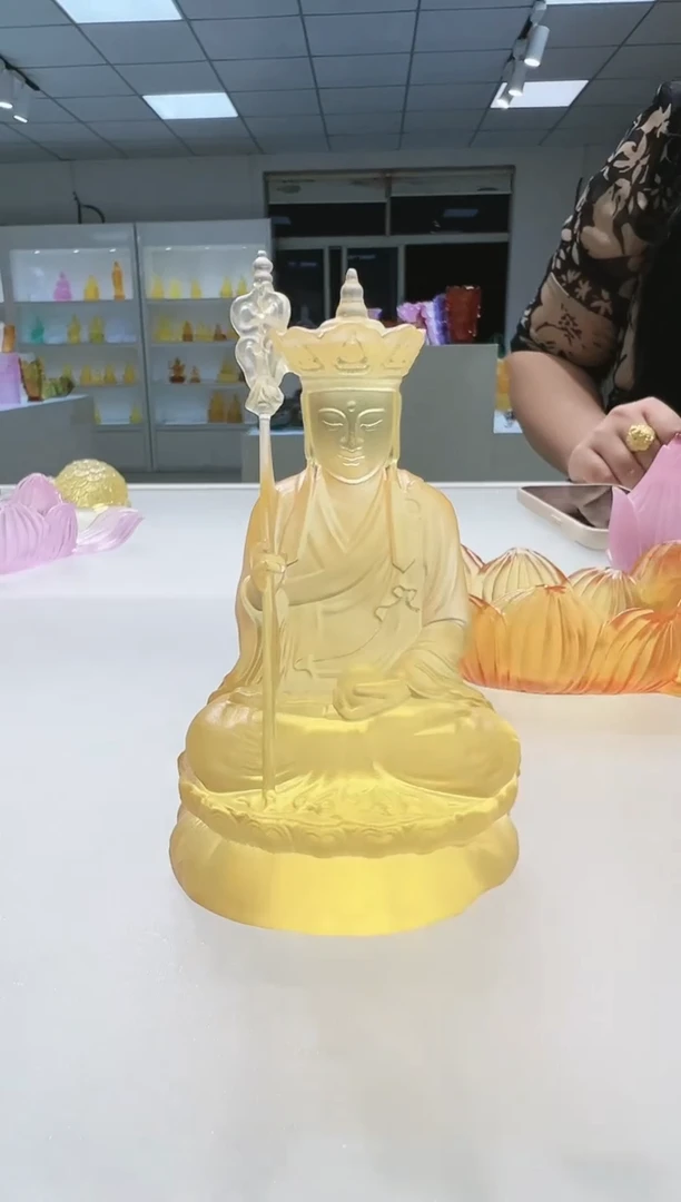 手工艺品琉璃古法琉璃地藏