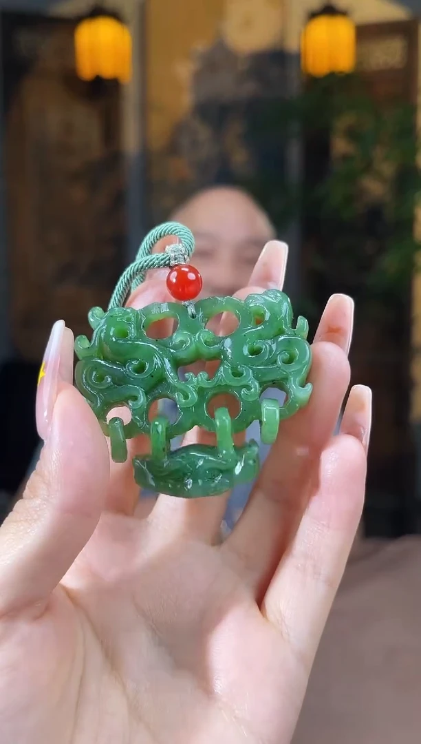 和田玉未镶嵌颈饰S383