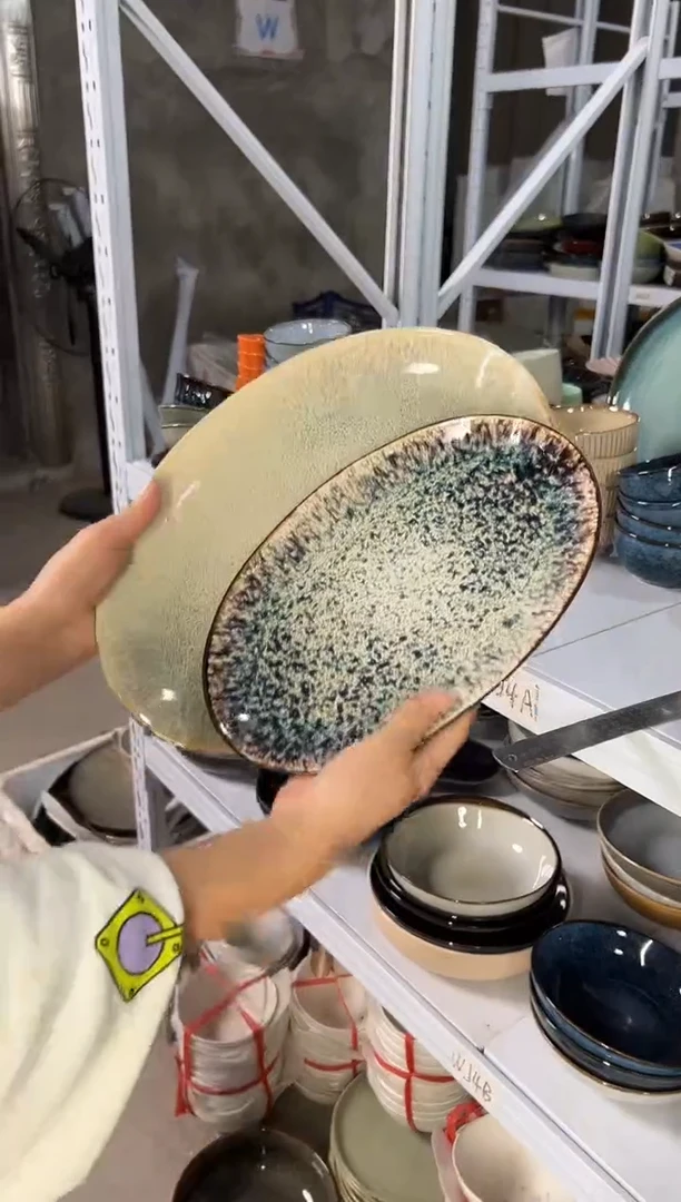 陶瓷外贸尾货瑕疵满20包邮X21大1小·
