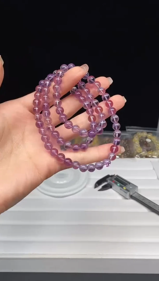 水晶手链未镶嵌多样性发其一；编号083