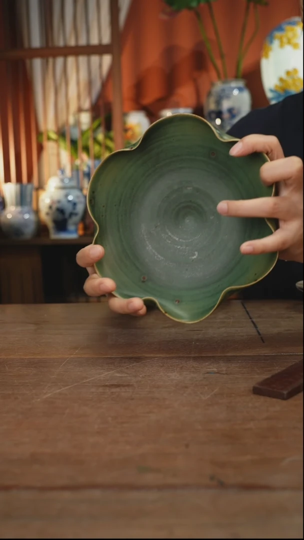 瓷片【简家甄选】景德镇设计师釉下手绘陶瓷餐具