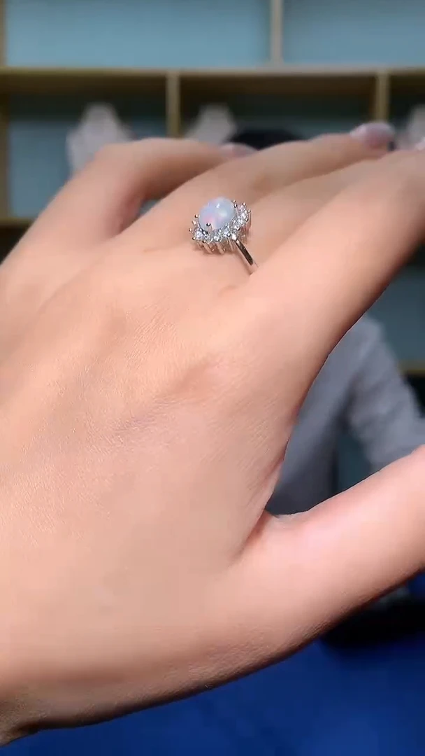 欧泊未镶嵌戒指（宝石世家严选）