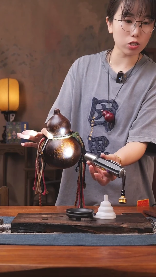 1523号精品大漆葫芦防腐防渗装水茶酒