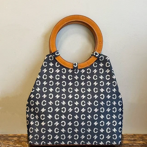 95新 Celine/思琳 稀有大圆环托特包