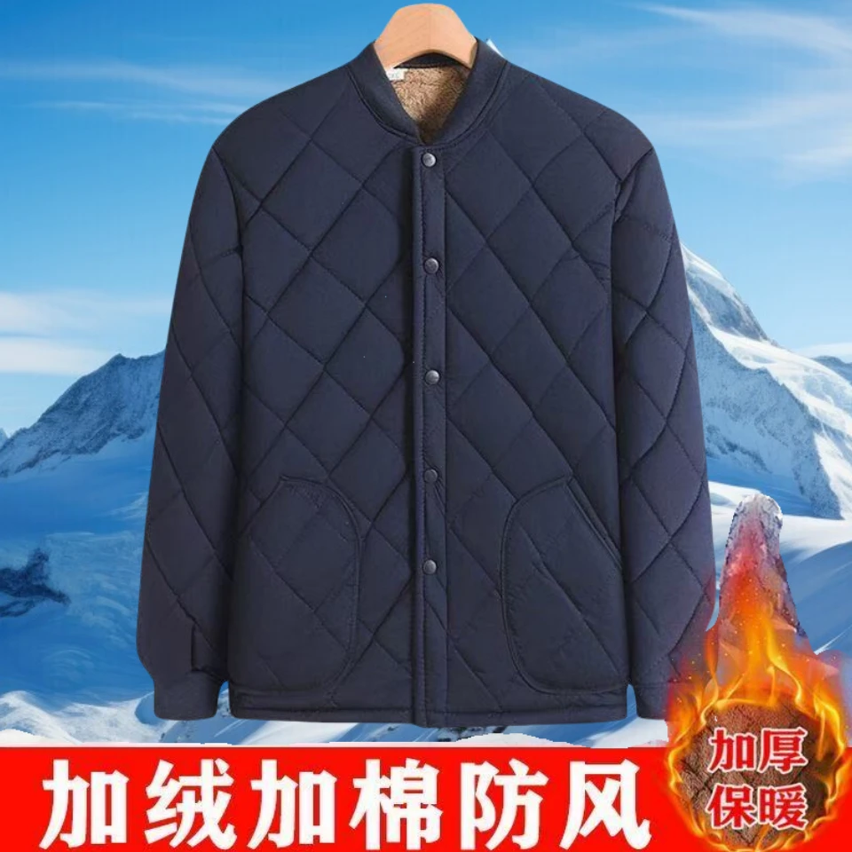 常规款宽松型常规中老年上装棉衣加肥内穿大码加绒