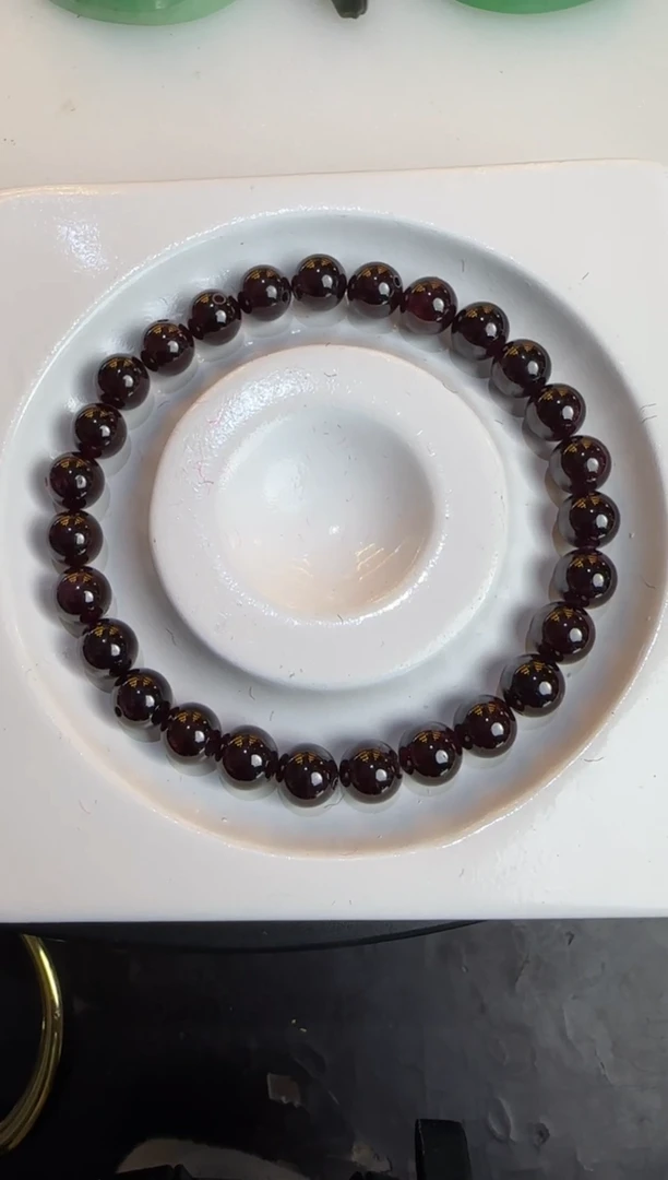 【闪购商品】水晶手链未镶嵌天然石榴石手串