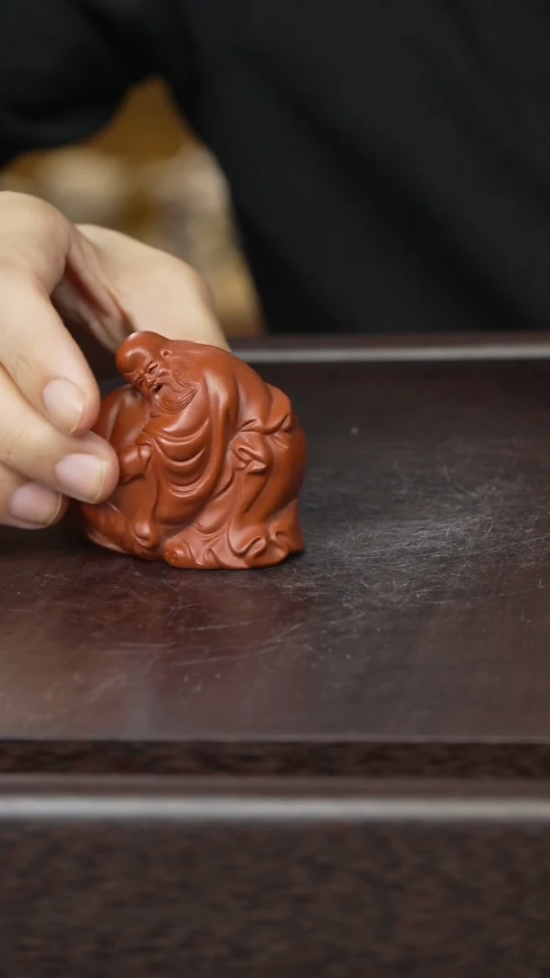 紫砂茶宠寿星茶宠