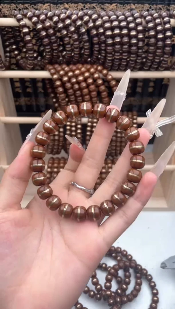 紫金鼠吊坠9号手串