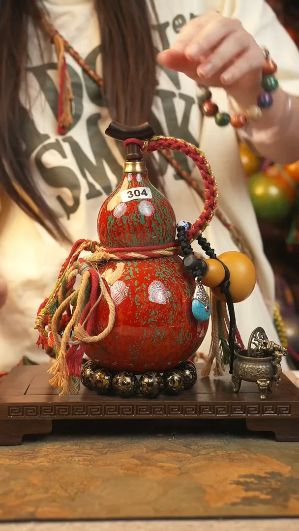 304大漆一物一拍记葫堂出品【不带手串】